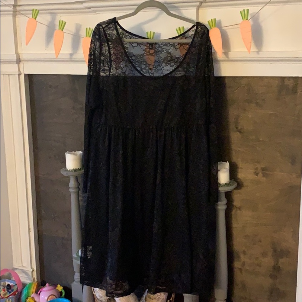 Torrid Black Lace Dress